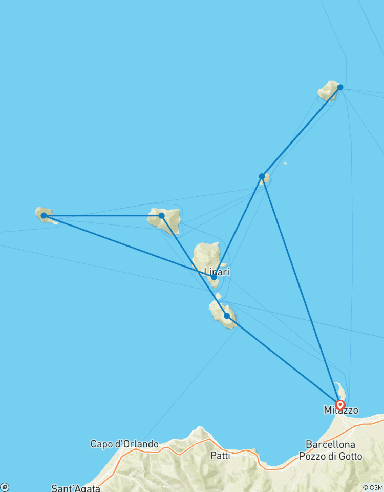 Circuito Crucero por las Islas Eolias en Goleta 2026