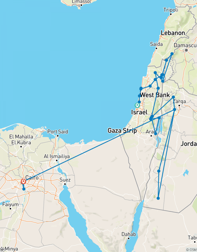 Holyland Israel & Jordan & Cairo - 14 Days Tour