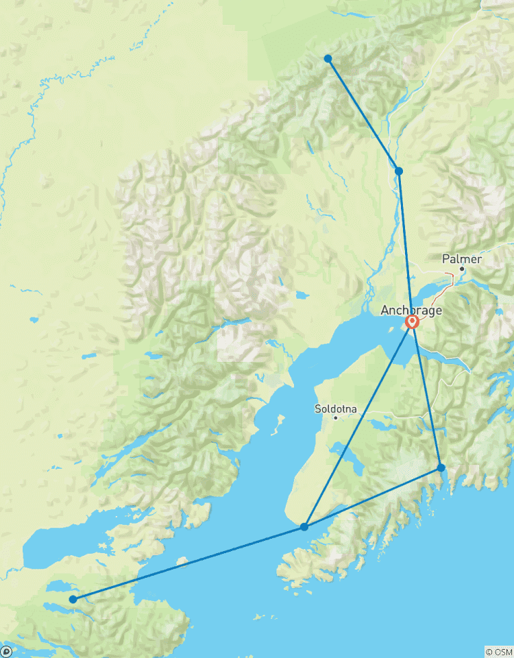 10 Tage ultimative Alaska-Reise: Meer, Himmel und Wildnis Rundreise
