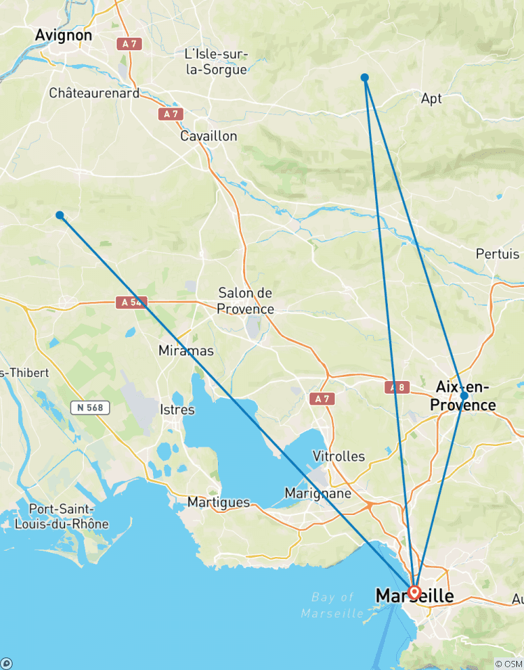 Die Mittelmeerküste von Marseille aus - Exklusive Reise Rundreise