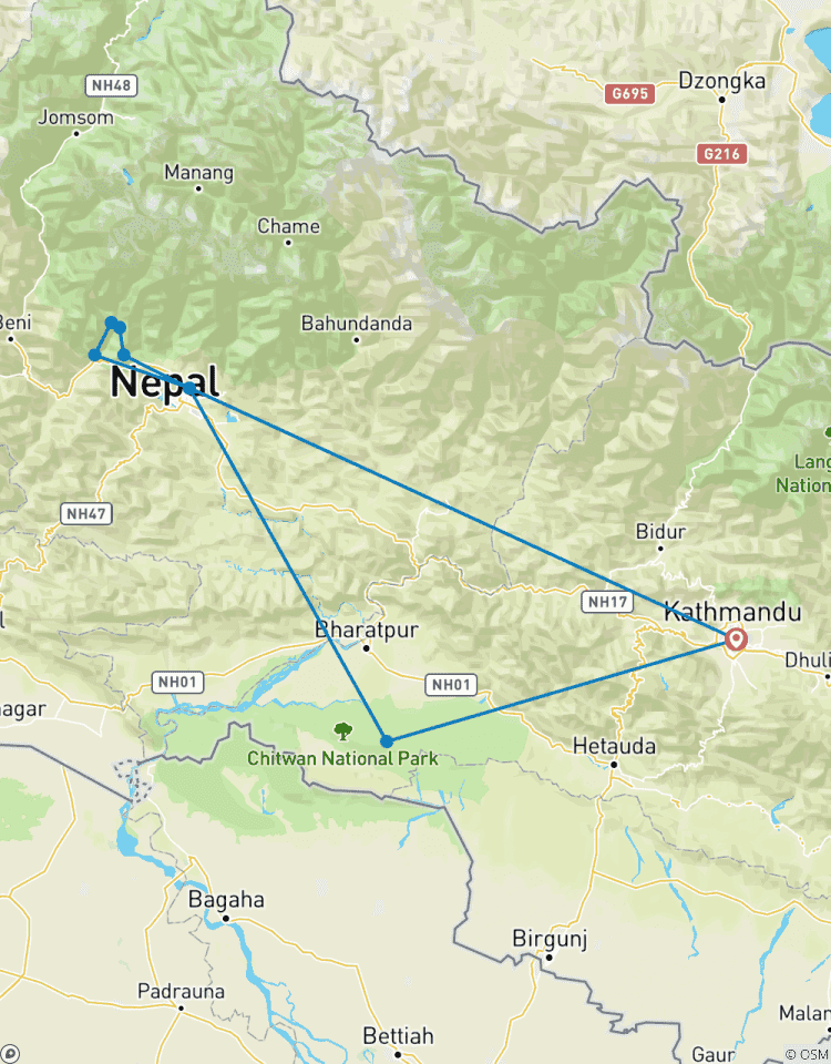 Annapurna Familien-Trekking mit Komfort Rundreise