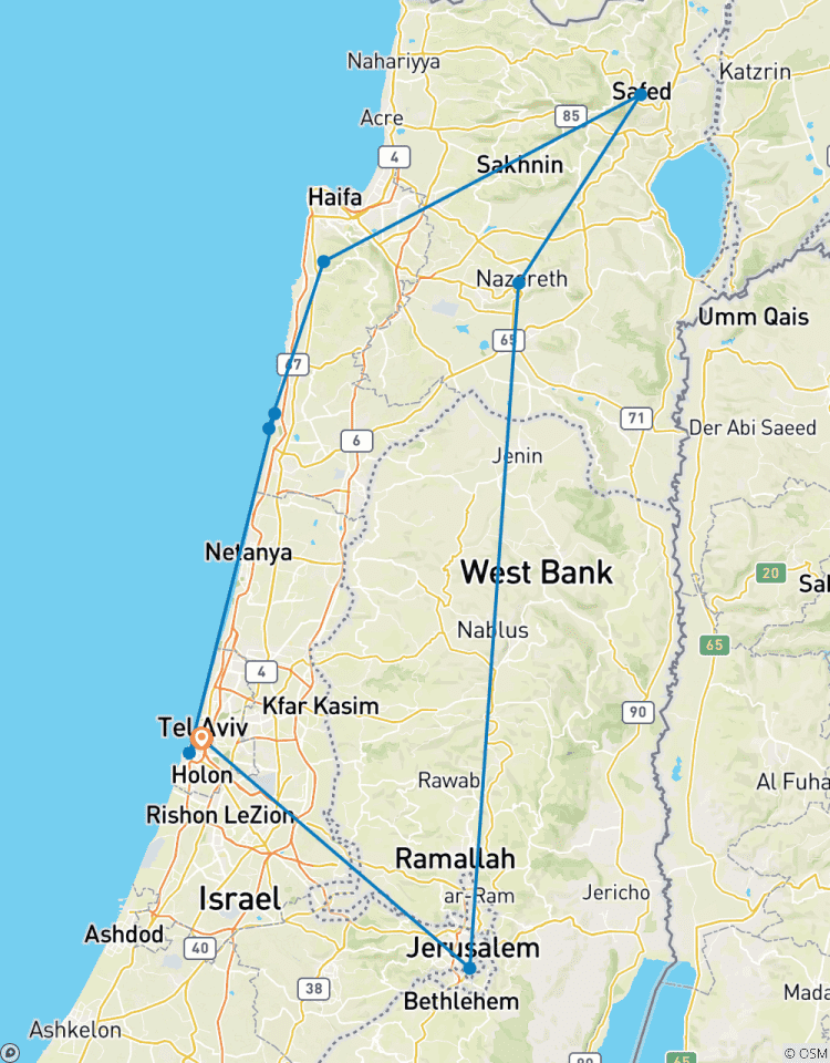 Israel: Entspannt erleben Rundreise