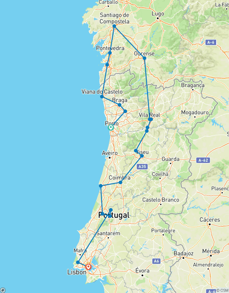 Portugal Meets Spain, Self-drive (Multi country) Tour