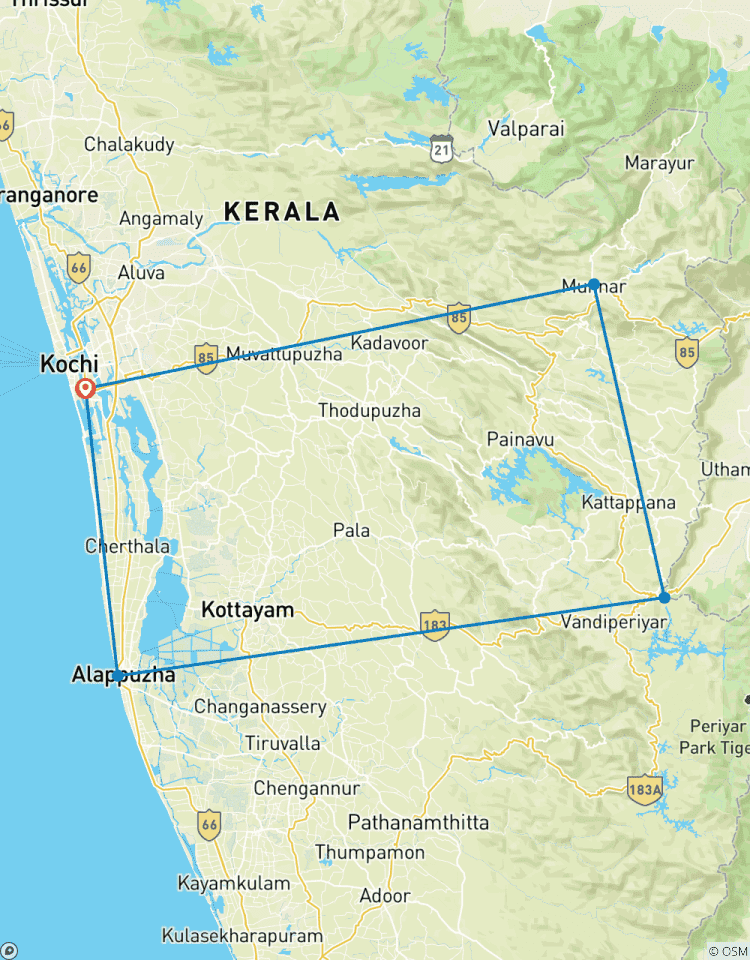 Rejuvenating Kerala - India By Car and Driver Tour
