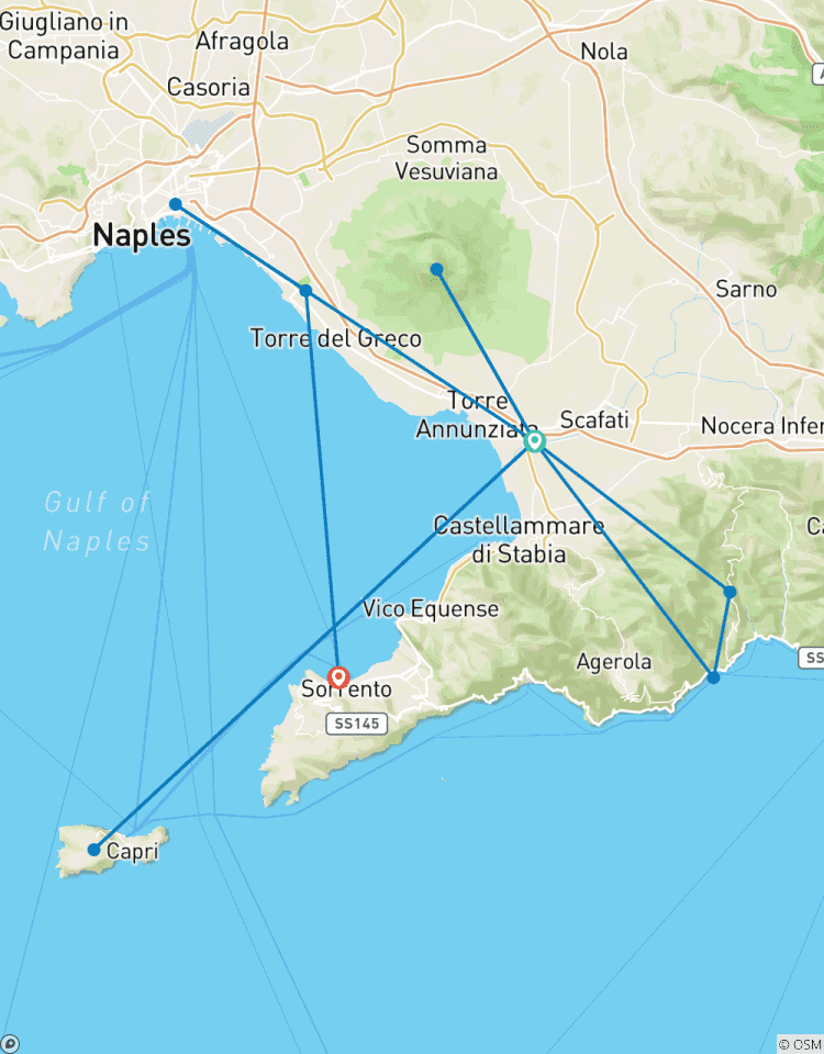Circuito Pompeya, Sorrento y la Bahía de Nápoles