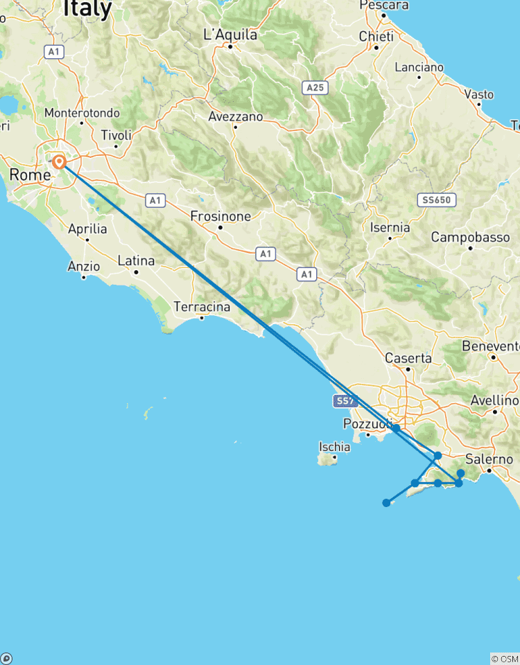 Trésors de Naples et de la côte amalfitaine circuit
