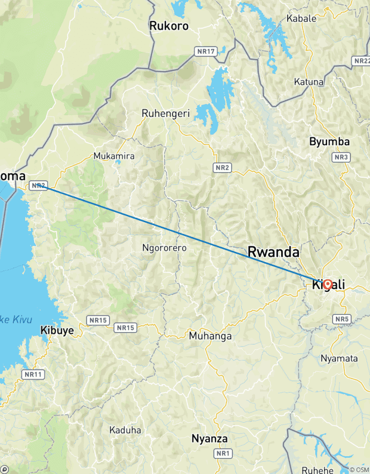 Circuito Ruta de senderismo de 7 días por Ruanda (Privada)