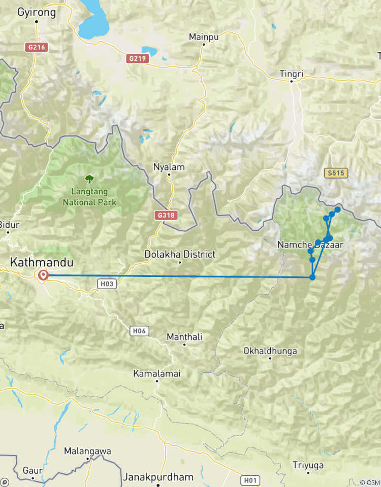 Trek court EBC Kalapatthar - 11 jours circuit