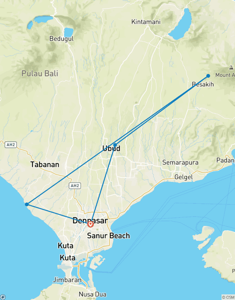 Circuito Circuito Ecoaventura de 5 días en Bali: cascadas, templos, bosque de monos y arrozales en terrazas