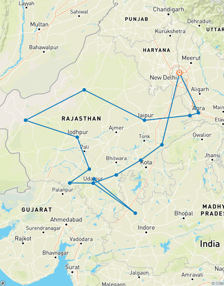 Noord-India Cultuurreis vanuit Delhi-rondreis