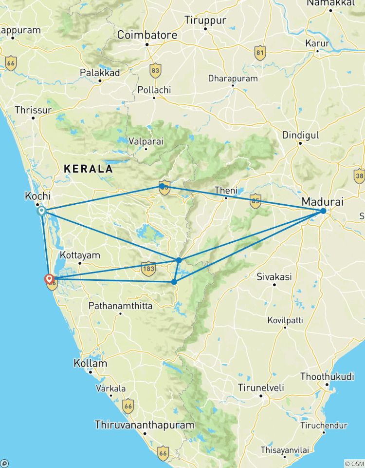 Verbazingwekkende Zuid-India Tour-rondreis
