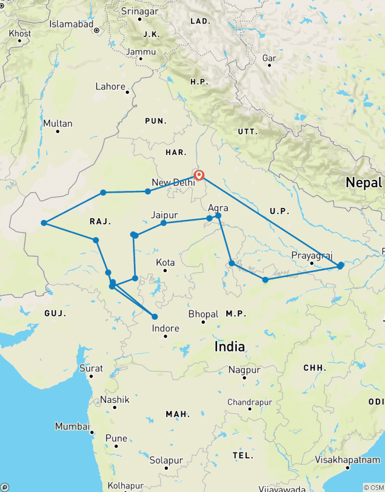 Circuito El norte de la India a fondo