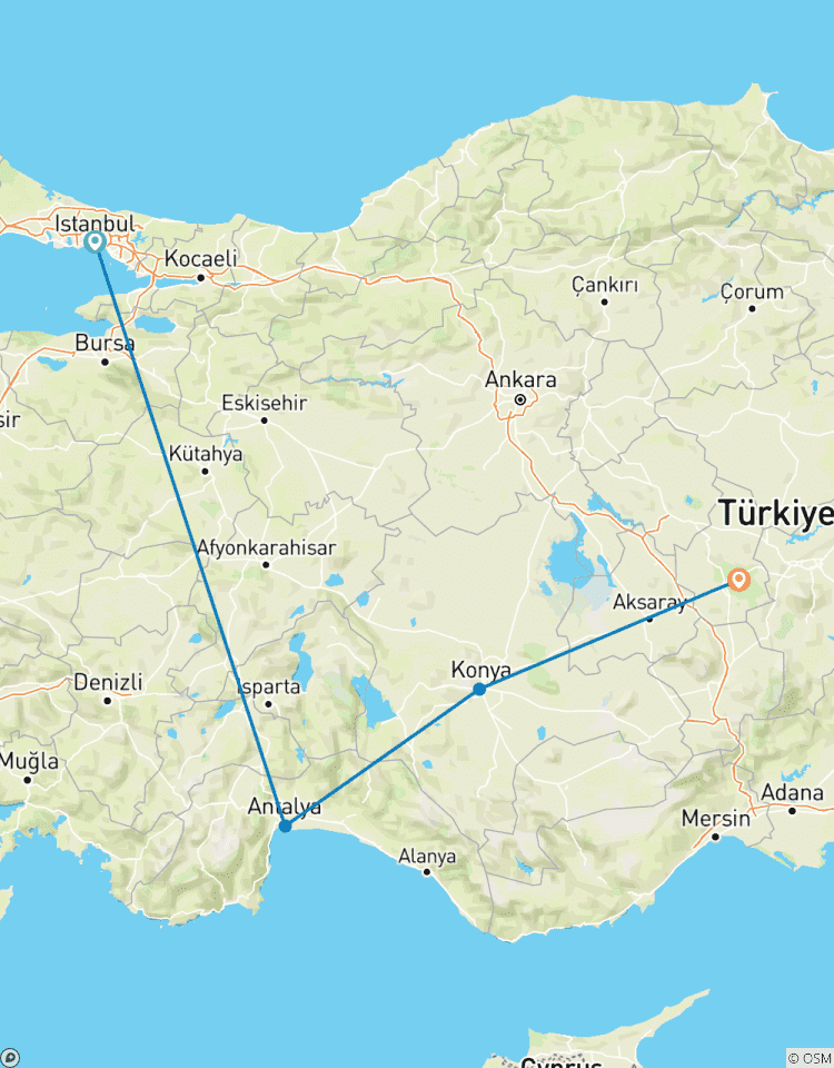 Circuito Estambul, Antalya y Capadocia, viaje privado