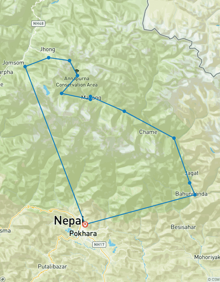 Annapurna Circuit mit Tilicho Lake Trek (15 Tage) Rundreise