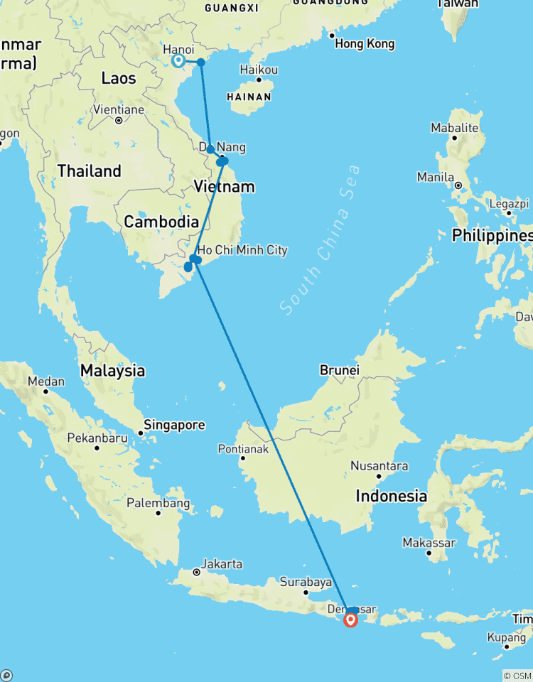 JEWEL OF SOUTHEAST ASIA: A 15-Day Vietnam and Bali Escape - A Trip of Lifetime Tour