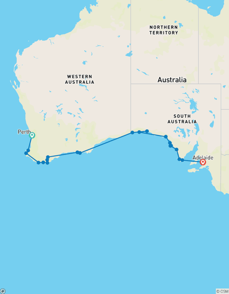 10-Day Perth to Adelaide Private Tour Tour