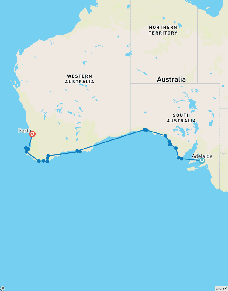 10-Day Adelaide to Perth Private Tour Tour