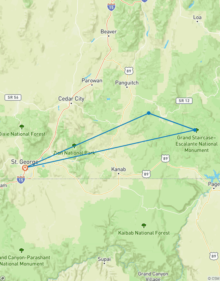 7-Daagse Escalante Canyons Ontdekkingsreis: Actieve rondreis door Utah-rondreis