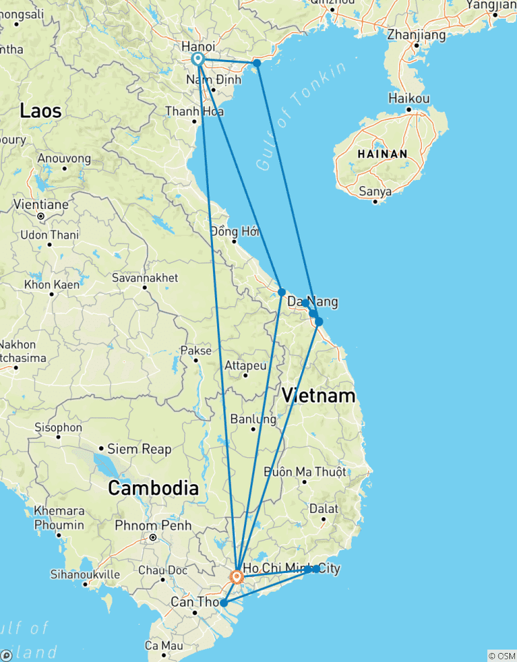 Klassische Vietnam Rundreise mit Strandurlaub in Phan Thiet / Mui Ne inkl. internationale Flüge (inkl Flug) Rundreise