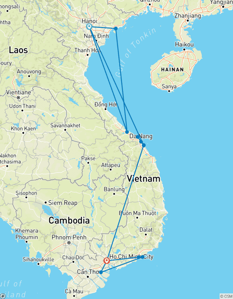Circuito Viaje privado Destacados Vietnam con vacaciones de playa en Mui Ne/Phan Thiet (incl. vuelo) (13 destinations)