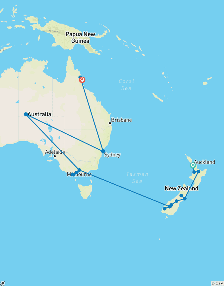 Journeys: Die Highlights von Australien und Neuseeland National Geographic Rundreise