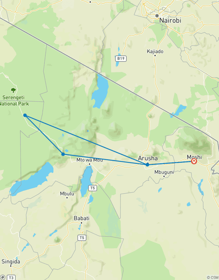 Circuito Safari de elefantes descubre Tanzania 4 días **Viaje con enfoque sostenible