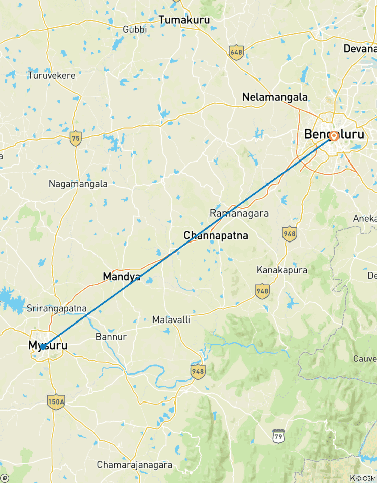 Eine exklusive private Luxus nach Mysuru (ab Bangalore) Rundreise