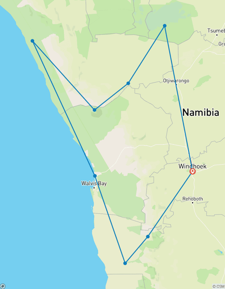 11 Day Wild Namibia Pioneer (Camping) Tour