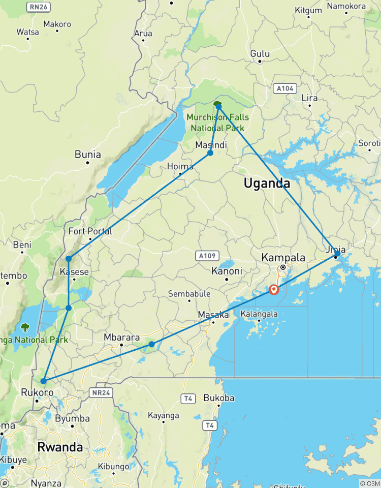 13 Day Uganda Pioneer (Camping) Tour