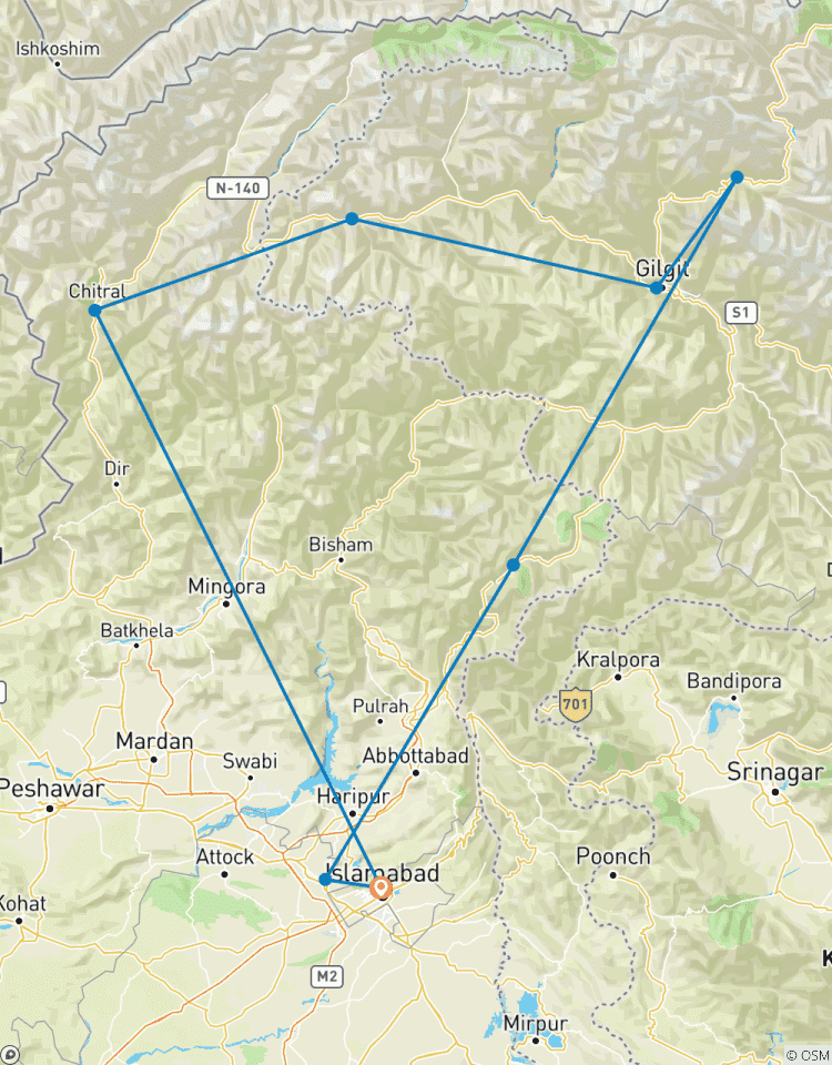 Circuito Recorrido por el Hindu Kush Norte de Pakistán 2026 y 2027