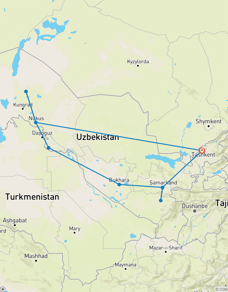 Customized 11 Days Private Uzbekistan Desert Tour, Daily Depart & All Inclusive Tour