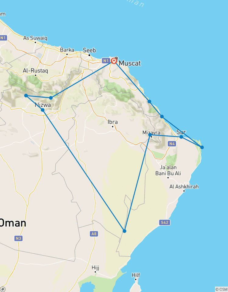 Luxus Oman Rundreise