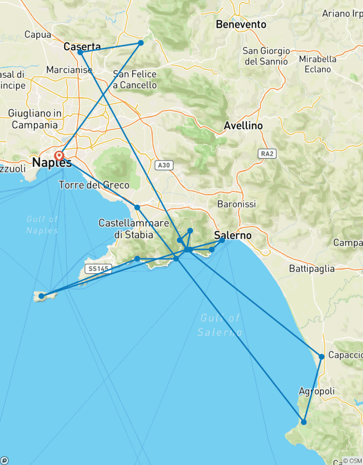 Circuito El encanto del sur de Italia