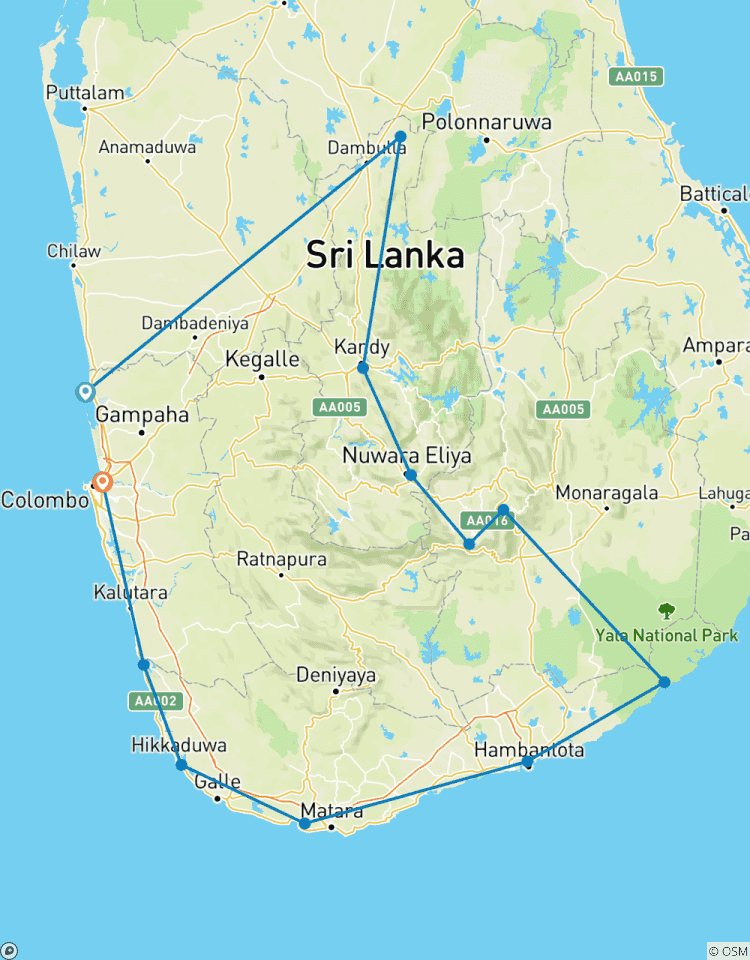 Sri Lanka Lifetime Adventure Tour