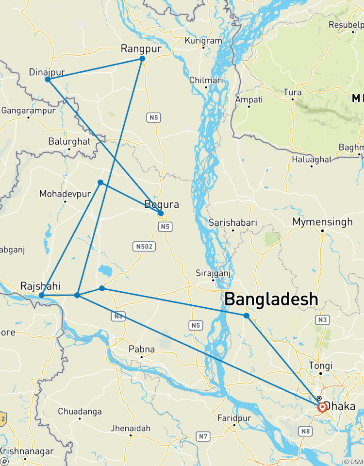 9 Days Customized Bangladesh Cultural Tour with 4-star Hotels, Private Guide & Driver Tour