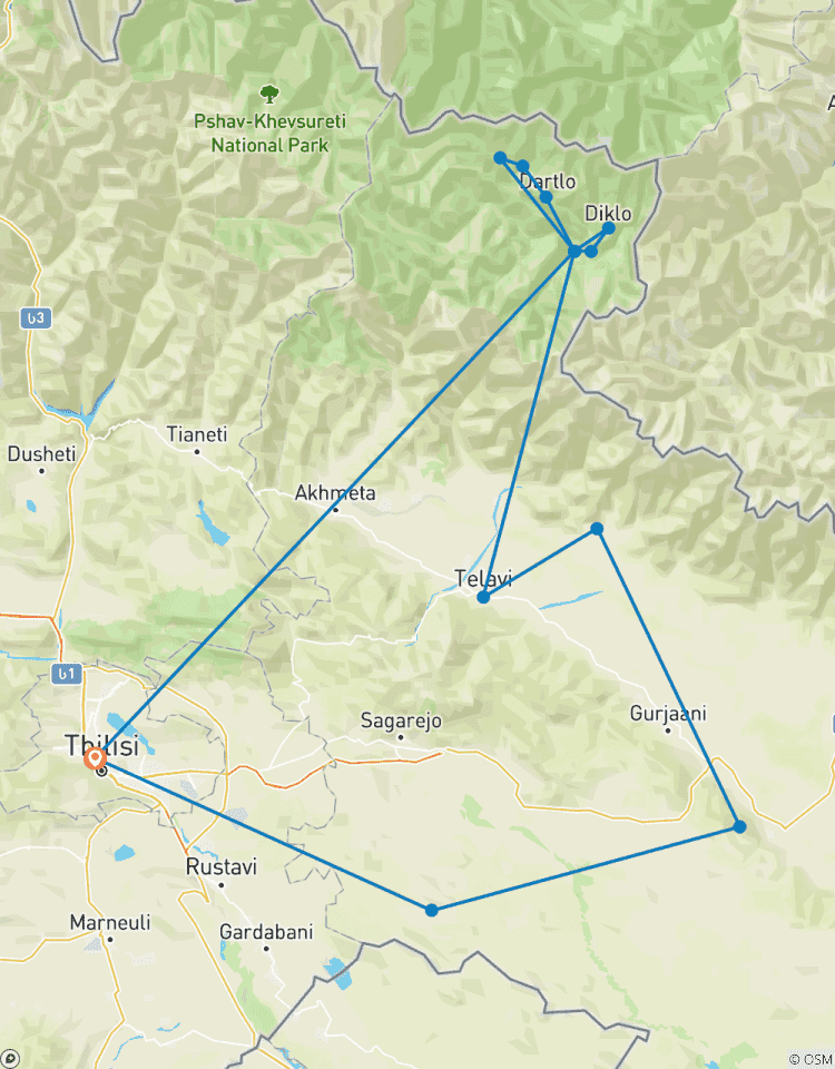 Tusheti off-road reis-rondreis
