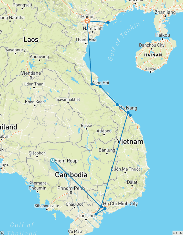 Circuit hors des sentiers battus au Vietnam et au Cambodge circuit