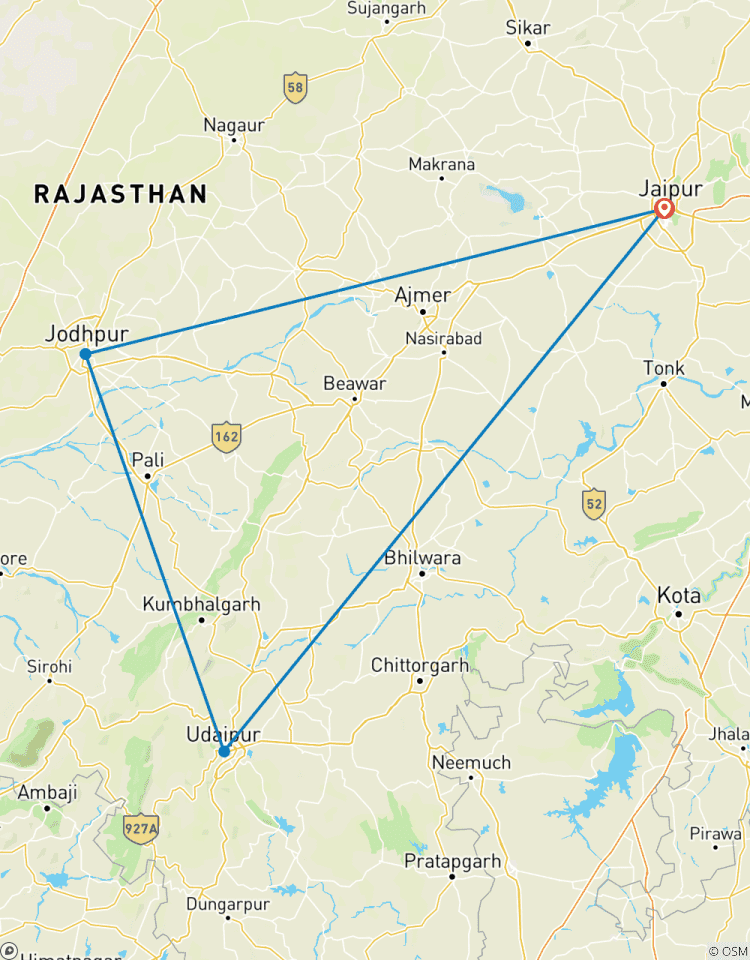 Circuito Un Exclusivo Viaje Privado de Lujo a Udaipur y Jodhpur, en Rajastán (Desde Jaipur)