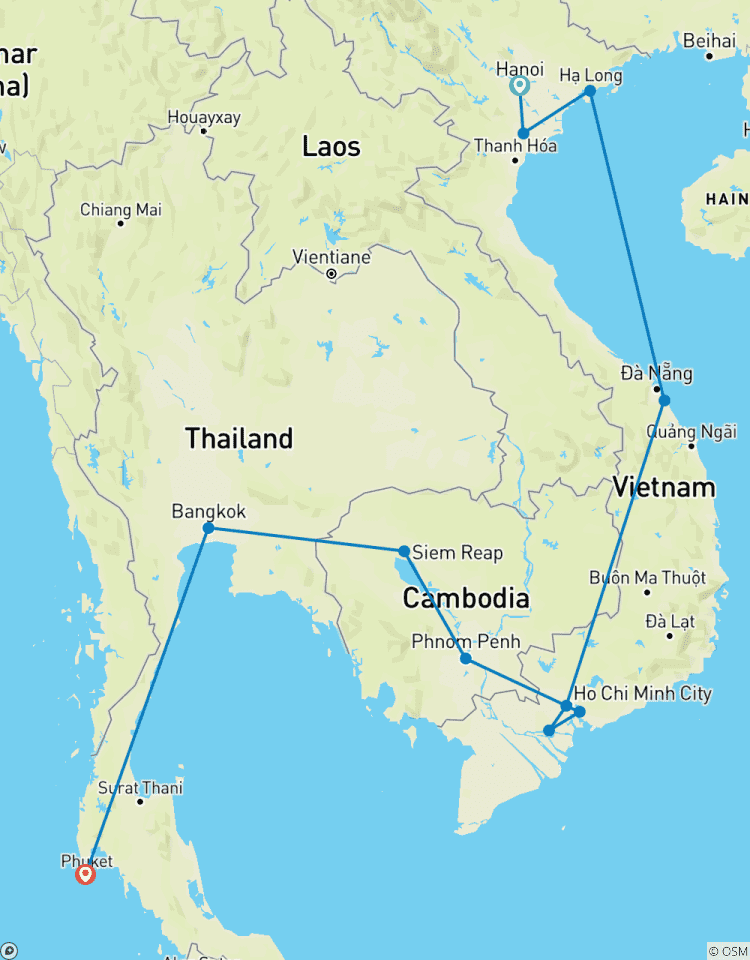 Circuito Magnífico Vietnam, Camboya y Tailandia - 18 días