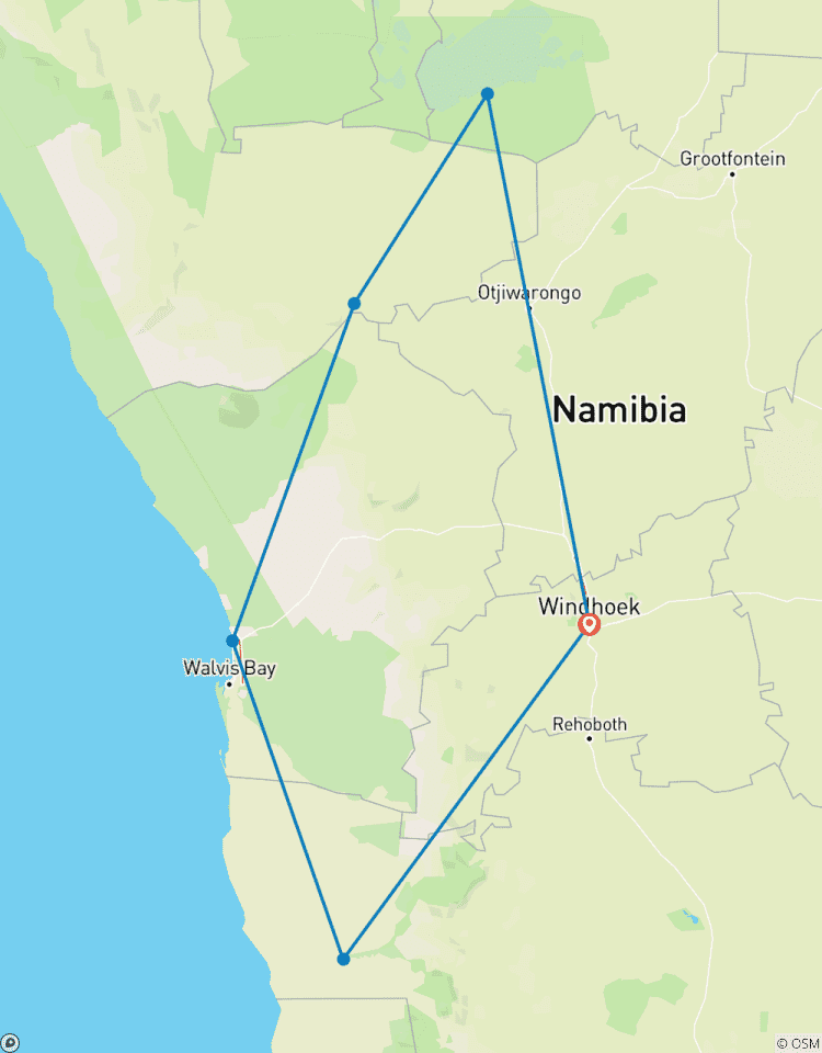10-Day Kalahari Desert, Sossusvlei, Swakopmund & Etosha National Park Tour Tour