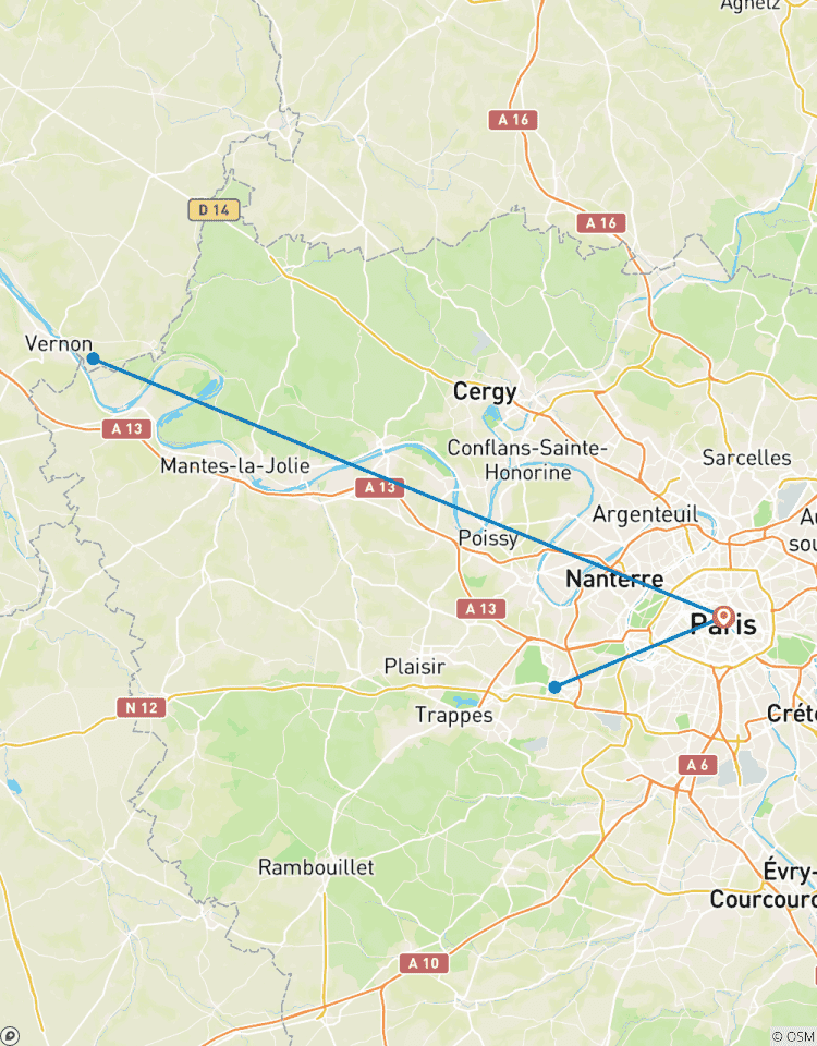 Circuito Estancia independiente en la ciudad de París