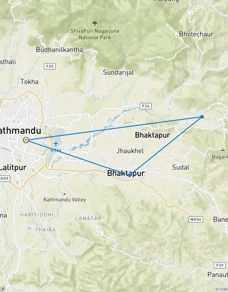 Circuito Visita Katmandú Nagarkot - circuito de un día