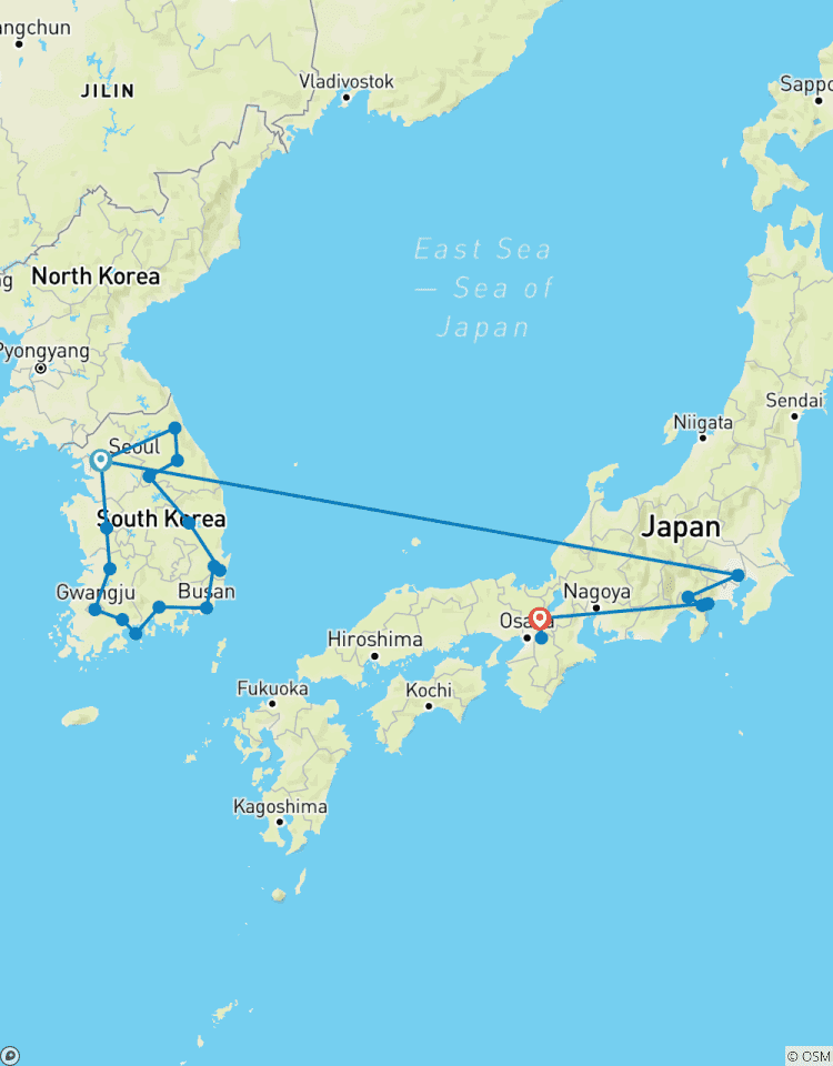 Circuito Sueños de Japón y Corea del sur