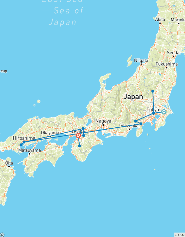 Geist von Japan 14T/13N Rundreise