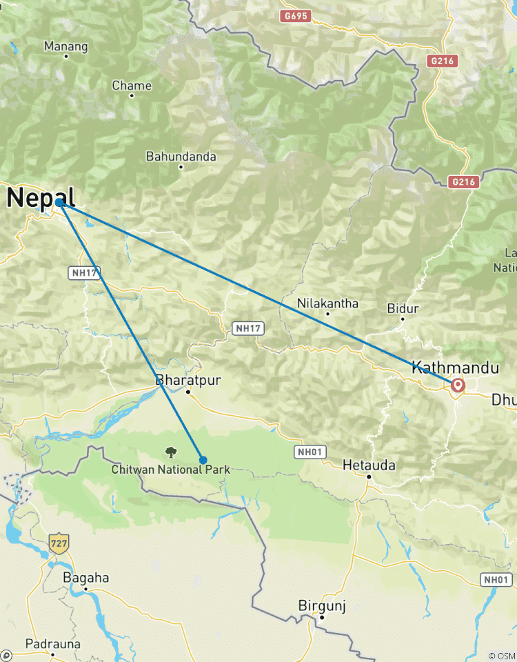 Circuito Safari por la jungla de Chitwan 3 noches 4 días