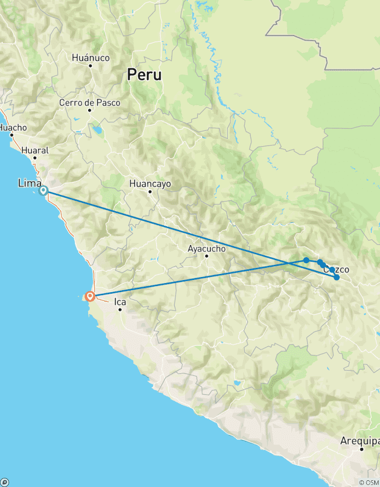 Circuito Perú Cultural: Lima, Cusco, Machu Pichu, Paracas, Chinchero, Moray, Sacsayhuaman - 9 días