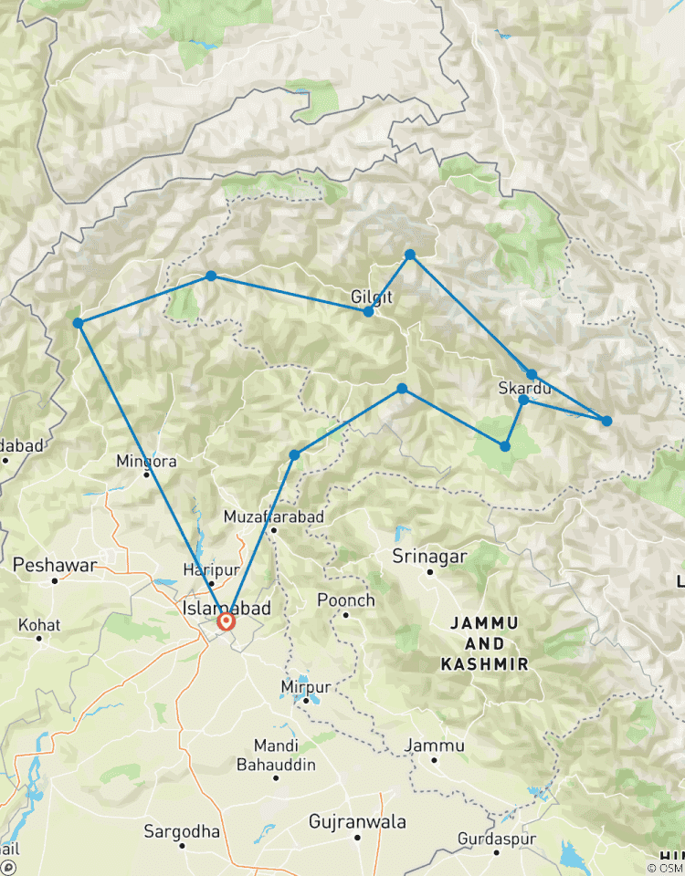 Circuito Explorador Completo del Norte de Pakistán - Aventura en Hunza, Kalash y Karakórum