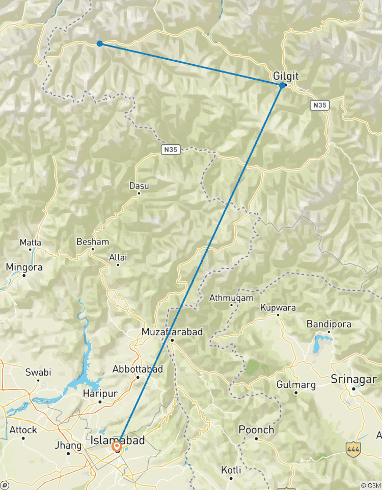 Circuito Valle intacto (Ghizer) en las montañas del Hindu Kush al norte de Pakistán 2024-25