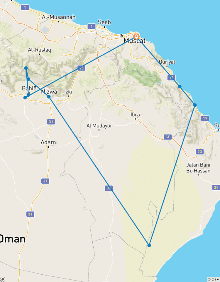 Unglaublicher Oman Rundreise