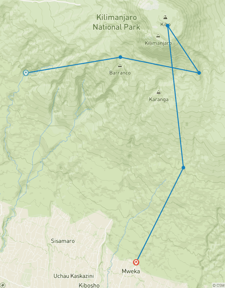 Eclipse de pleine lune au sommet du mont Kilimandjaro (tous les hébergements et transports sont inclus) circuit